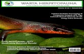 Warta herpetofauna edisi feb 2014