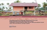 Pembangunan Rumah  Bantuan di Aceh