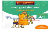 110 problemas para repasar matemáticas 1º - Santillana -