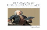 Sonatas Scarlatti Arregladas Para Guitarra