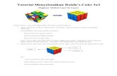 Tutorial Solving Rubiks