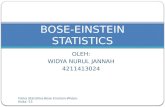 Bose Einstein Statistics