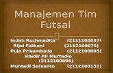 Manajemen Tim Futsal Riset Operasional