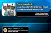 [Presentasi Skripsi] GAMA POWERBATIK: INOVASI POWER BANK MURAH BERBASIS BATERAI ISI ULANG NI-MH (NIKEL METAL HIDRIDA)