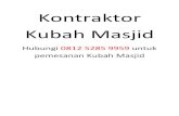 Kontraktor Kubah Masjid Enamel Bangka Belitung 0812 5285 9959
