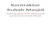 Kontraktor Kubah Masjid Enamel Jakarta 0812 5285 9959