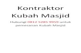 Kontraktor Kubah Masjid Enamel Maluku 0812 5285 9959