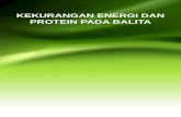 Kekurangan Energi Dan Protein Pada Balita