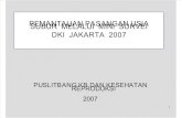 Pemantauan Pasangan Usia Subur Melalui Mini Survei DKI Jakarta 2007