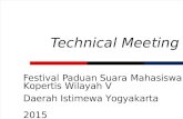 ppt technical meeting psm uajy