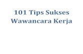 101 Tips Sukses Wawancara Kerja