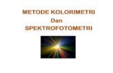 Metode Kolorimetri Dan Spektrofotometri 2011