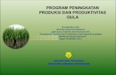 Program Peningkatan Produksi Dan Produktivitas Gula