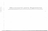 Diccionario Para Ingenieros. Esp - Ing