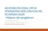 4. Social Accountability and Public Service KOMPAK
