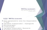 Wilcoxon Nonparametric for Dependent T Test