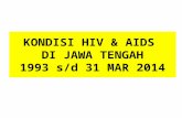 Data HIV Dan AIDS Prov. Jateng Per Maret 2014