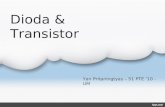 dioda + transistor