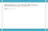 Pengertian System Restore PC Windows