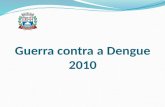 Guerra contra a Dengue 2010. EPIDEMIOLOGIA 1997 – Surgiram os primeiros casos – 5 confirmados 2002 – Primeira Epidemia com 8.631 casos confirmados 2006-