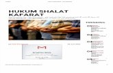 Hukum Shalat Kafarat - Fiqh Menjawab