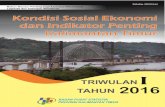 Kondisi Sosial Ekonomi Dan Indikator Penting Kalimantan Timur Triwulan I 2016