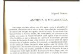 Amnésia e Melancolia Miguel Tamen