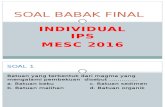 Soal Babak Final Individual Ips Mesc 2016