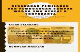Kesadaran Pemilahan Dan Pembuangan Sampah Warga SMA Negeri 6 Yogyakarta
