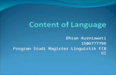 Content of Language (Dhian).ppt