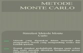 Metode Penelitian Monte Carlo