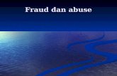 Fraud & Abuse
