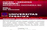 Keterampilan Berbahasa Indonesia SD-KB3