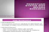 Penentuan Status Gizi Secara Biokimia