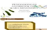 Rika Nuraeni - Penggoongan Antibiotik Dan Cara Minumnya