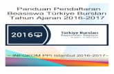 Panduan Pendaftaran Beasiswa Turkiye Burslari Tahun Ajaran 2016-2017