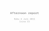 Afternoon Report