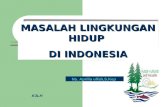 Masalah Lingkungan Hidup Di Indonesia
