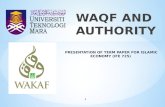 Waqf and authority in Malaysia