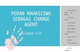 peran mahasiswa sebagai change agent