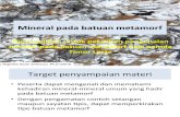 Timor Leste Course 1 Mineral Pada Batuan Metamorf