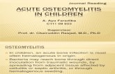 Osteomyelitis Akut Pada Anak-Anak