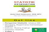STATISTIK KESEHATAN- Slide I -
