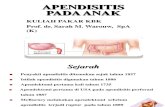 Appendisitis Pada Anak