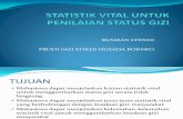 7, Statistik Vital Untuk Penilaian Status Gizi