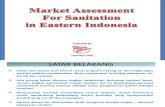 Penilaian Potensi Pasar Sanitasi di Indonesia Timur
