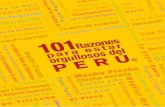 101 Razones Para Estar Orgulloso de Perú