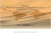 India des y Desafios Para America Latina