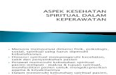 Aspek Kesehatan Spiritual Dalam Keperawatan