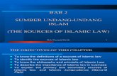 PLK Bab 2 - Sumber Perundangan Islam